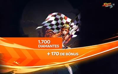Speed Drifters  - 1.700 Diamantes + 170 de Bônus